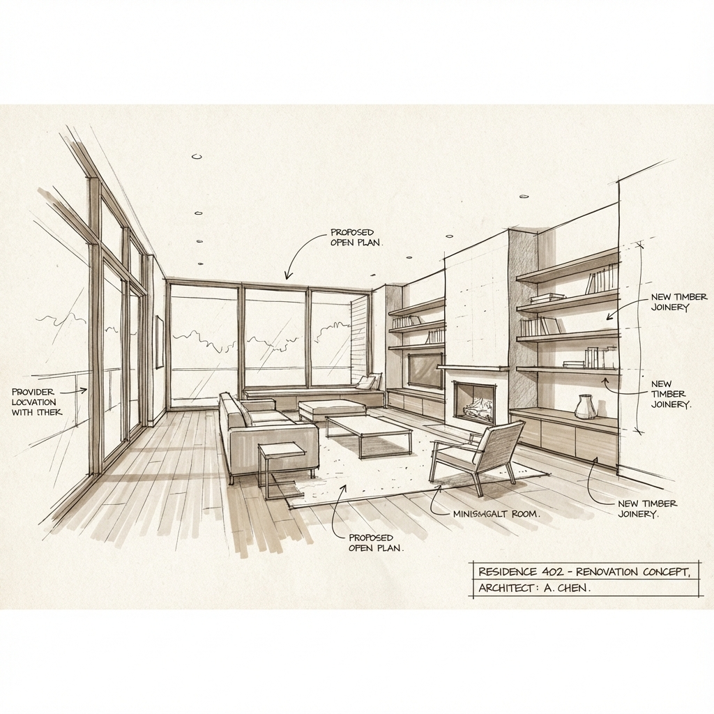 Construction Period and Points of Living Renovation for Tower Mansions