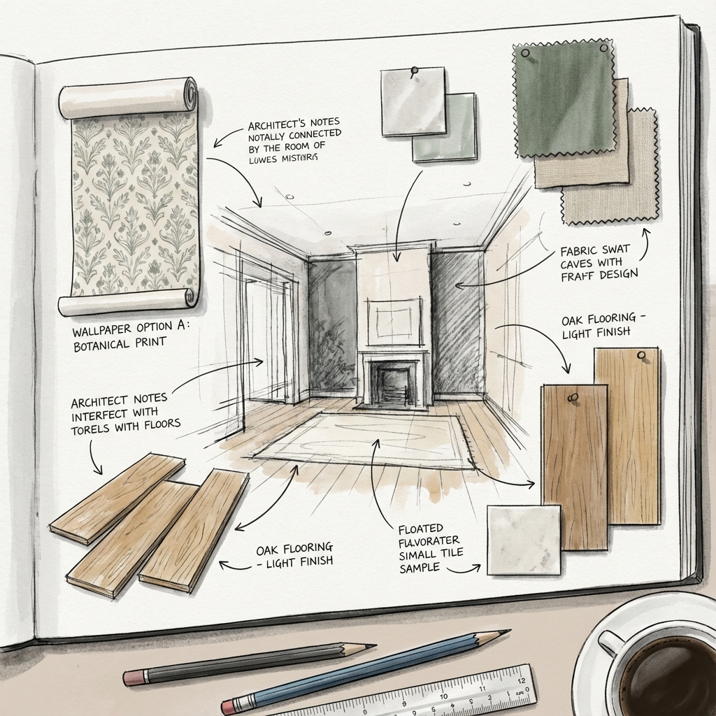 Choosing materials according to Interior Taste