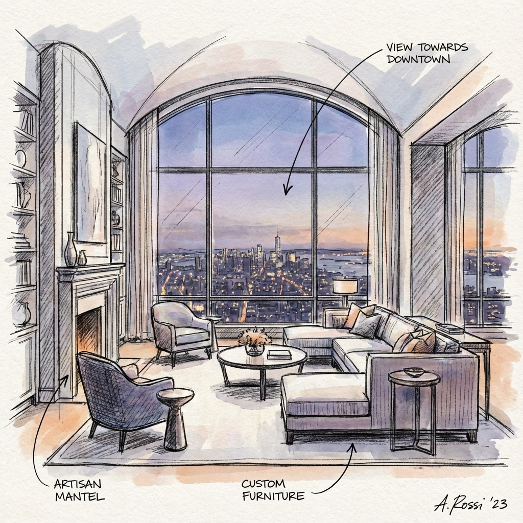 Points of Renovation Increasing Value of Stylish Tower Mansions